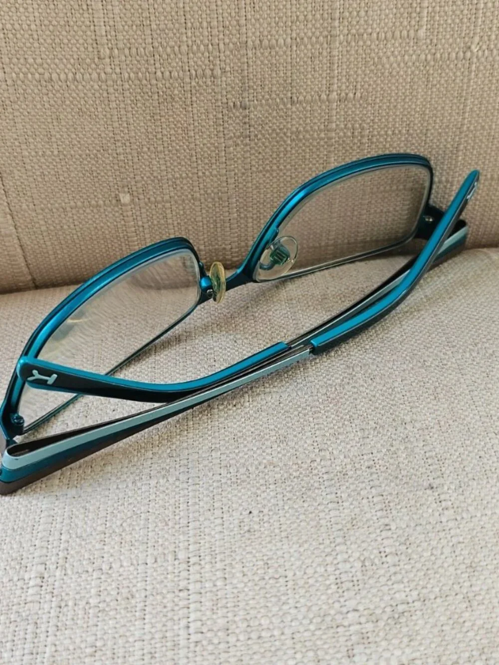 Morel France Women Eyeglasses Frame Brown/Turquoise Tone Eyewear Glasses